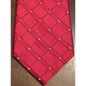 Eagle, Red, Silk, Metallic, Men’s Neck Tie, Made In China